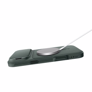 Spigen Optik Armor MagSafe Suojakuori iPhone 17 Pro Max:lle - vihreä