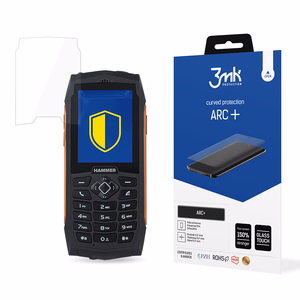 MyPhone Hammer 3/3 Plus – 3mk ARC+ puhelimen näytönsuoja