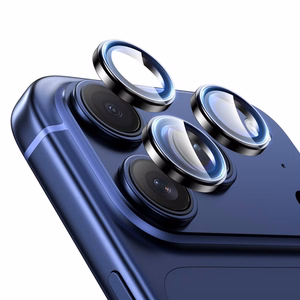 Tech-Protect Camring Fit+ kamerasuoja iPhone 14 Pro / Max / 15 Pro / Max / 16 Pro / Max / 17 Pro / Max:lle - Sininen