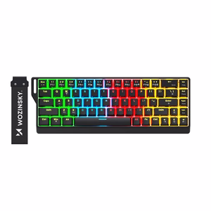 Wozinsky WKGP-1165 mekaaninen pelinäppäimistö RGB-taustavalaistuksella - musta