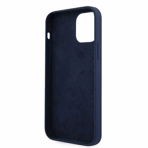 Guess GUHCP12SLSVSBL iPhone 12 mini 5.4" sininen/sininen kovakotelo Script Vintage