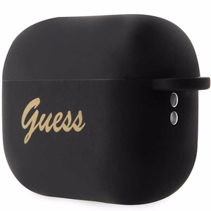 Guess GUAP2LSCHSK AirPods Pro 2 Silikoninen Suojakuori musta/musta Charm Heart Collection