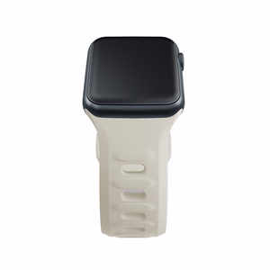 3mk-silikoniranneke Apple Watchille, 38/40/41/42 mm, Nude, pieni koko