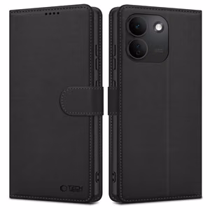 Tech-Protect Wallet -lompakkokotelo laitteelle Xiaomi Redmi Note 17 Pro Max 5G – mattamusta