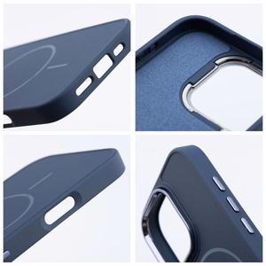 Frame Mag Cover Suojakuori iPhone 12 MINI:lle MagSafe-yhteensopiva laivastonsininen
