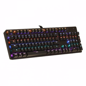 ART langallinen mekaaninen näppäimistö USB A QWERTY LED AK-51 musta