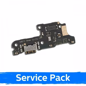 Charging port compatible with Xiaomi Redmi 13C 4G / Poco C65 with flex silver (Service Pack)