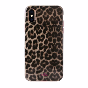 Puro Glam Leopard Leo 2 suojakuori laitteelle iPhone XS / X