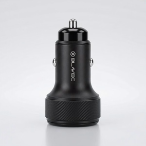Blavec autolaturi BS-04B-C Volt - USB + Type C - QC 3.0 18W PD 30W ja Type C - Type C -kaapeli (CCBS04BCV-UCB) musta