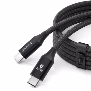 Orico CDX 100W 5A Power Delivery USB-C - USB-C kaapeli 1m - musta