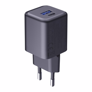 3mk Hyper Charger PD 33W GaN QC4+ PPS AFC FCP SCP 1A1C Seinälaturi - musta