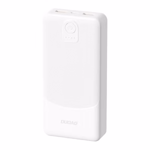 Powerbank Dudao K10Pro 2.4A 20000mAh 2 x USB-A - valkoinen