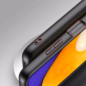 Dux Ducis Fino kotelo päällystetty nylon materiaalia Samsung Galaxy A03s vihreä