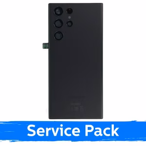 Takakuori yhteensopiva Samsung S908 S22 Ultra / Phantom musta / (Service Pack)