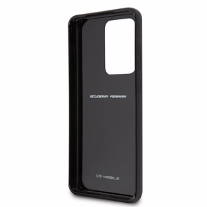 Ferrari Carbon Heritage Suojakuori Samsung Galaxy S20 Ultralle - musta