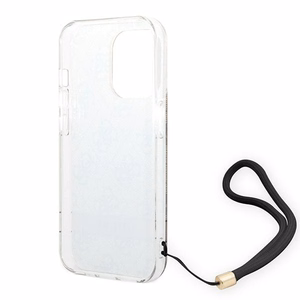 Guess GUOHCP14LH4STW iPhone 14 Pro 6.1 "ruskea / ruskea kovakotelo 4G Tulosta hihna