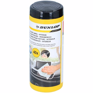 Dunlop moist wipes for car-dashboard care, 40 pcs.