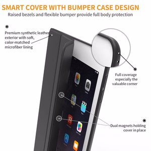 Tech-Protect SmartCase Suojakuori iPad 9.7 tuumaa 5 / 6 2017-2018 - Musta