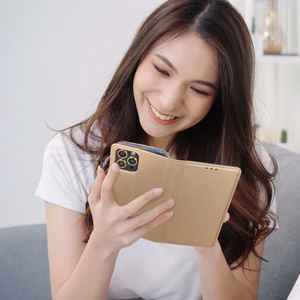 Smart Case Book -suojakuori OPPO Reno 15 kultainen