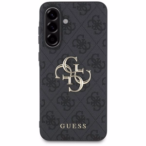 Guess Suojakuori Samsung A56:lle GUHCSA564GMGGR (4G PU Big Logo) - Musta