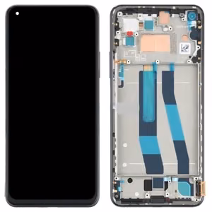 LCD-näyttö Xiaomi Mi 11 Lite 4G/Mi 11 Lite 5G/11 Lite 5G NE kosketusnäytöllä kehyksellä musta ORG