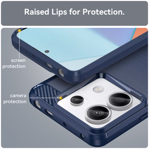 Carbon Suojakuori Xiaomi Redmi Note 13 Pro:lle - sininen