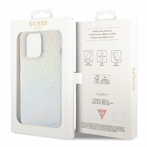 Guess IML Faceted Mirror Disco Iridescent Suojakuori iPhone 15 Pro Max:lle - monivärinen