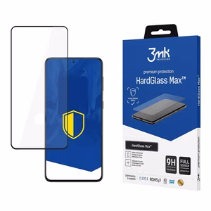 3mk Hard Glass Max musta Samsung Galaxy S21:lle - musta