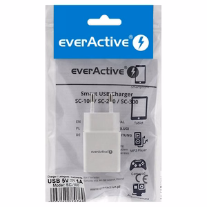 Laturi everActive SC-100 1xUSB 1A