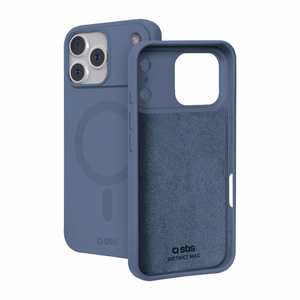 SBS Instinct Mag suojakuori mallille iPhone 18 Pro / 17 Pro, MagSafe-yhteensopiva – sininen
