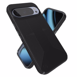 Speck Presidio2 Grip Magnet suojakuori Google Pixel 10 Pro XL -laitteelle, Black / Slate Grey -värinen