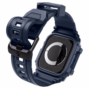 Spigen Rugged Armor Pro Apple Watch 10 (46mm) Laivastonsininen