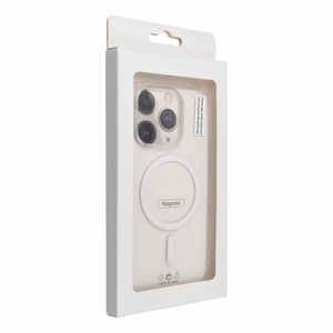 Drop Glue Colorful Ring Mag Cover -suojakuori Samsung A37:lle, MagSafe-yhteensopiva, valkoinen