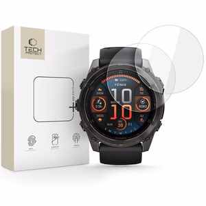 Tech-Protect Glass Fit+ 2-pack tempered glass for Garmin Fenix 8 51mm - clear
