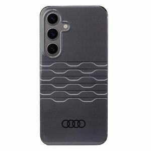 Audi IML Geometric Pattern Suojakuori S24 S921 Musta/Musta Kova Suojakuori AU-IMLS24-A6/D3-BK