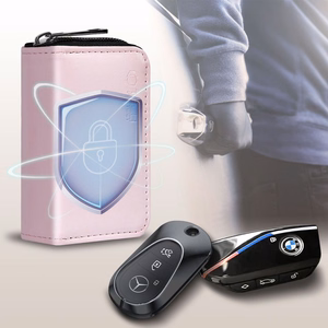 Tech-Protect KLR300 RFID-suojattu auton avainsuoja - Vaaleanpunainen