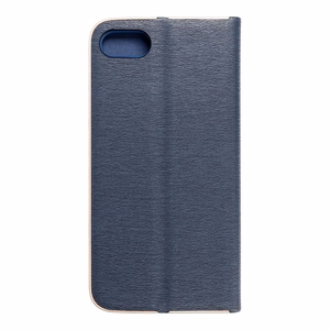 Flip case for iPhone 7 / 8 / SE 2020 / SE 2022 Luna Book Gold navy blue