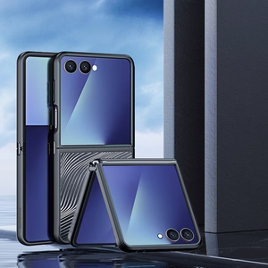 DUX DUCIS suojakuori AIMO Samsung Z Flip7:lle (Full Window -versio) musta
