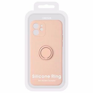 Vennus Silicone Ring for Samsung Galaxy S21 Plus Light pink