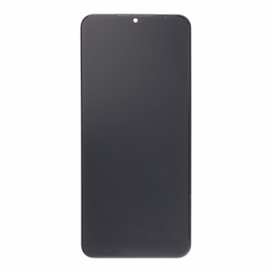 Ekranas Samsung A226 A22 5G su lietimui jautriu stikliuku juodas ir rėmeliu OEM