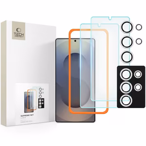 Tech-Protect Supreme Set Samsung Galaxy S25 Ultralle 2x Karkaistu lasi Näytönsuoja / Kamera Karkaistu lasi - Läpinäkyvä