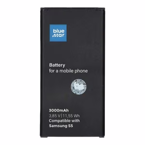 Akku Samsung S5:lle 3000 mAh Blue Star Premium