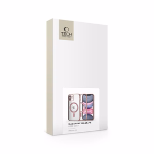 Tech-Protect MagShine Line MagSafe iPhone 11 Suojakuori - vaaleanpunainen