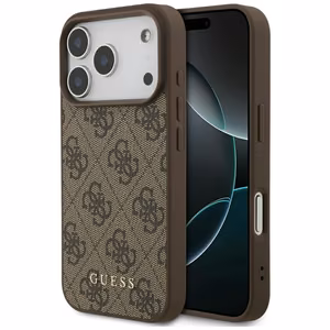 Guess 4G Classic -suojakuori iPhone 17 Pro - ruskea