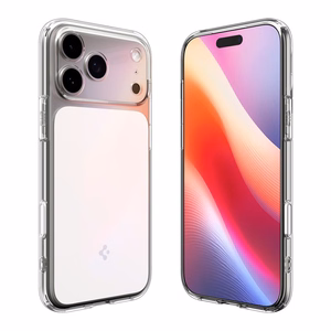 Spigen Ultra Hybrid T Mag Magsafe Suojakuori iPhone 17 Pro Max:lle Clear/White