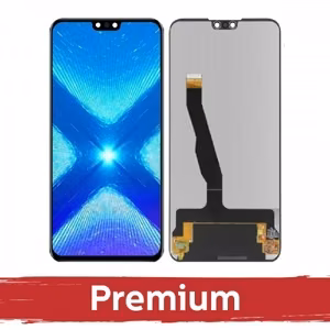 LCD-näyttö yhteensopiva Huawei Honor X8 5G / X6 4G musta OEM