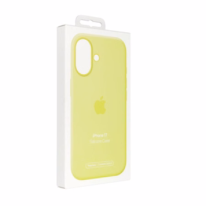 iPhone 17 Silikoninen Suojakuori MagSafella - Neon Yellow