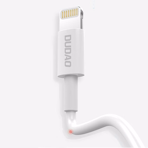 Dudao L1L USB-A - Lightning -kaapeli 3A 1 m - valkoinen