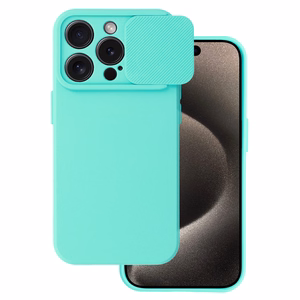 Camshield Soft Suojakuori iPhone 15 Pro:lle - minttu