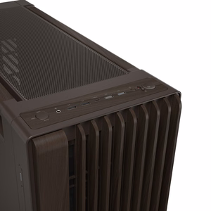 ASUS ProArt PA602 Wood Edition metallipaneelinen Midi Tower -kotelo, Retro Brown